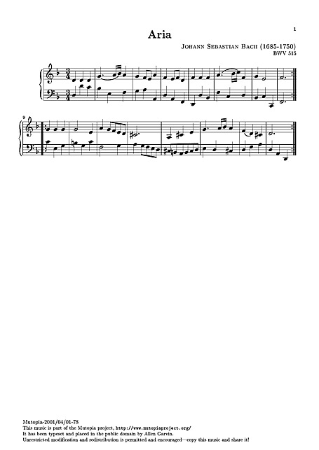 Miniatura di partitura