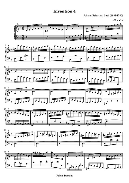 Miniatura di partitura