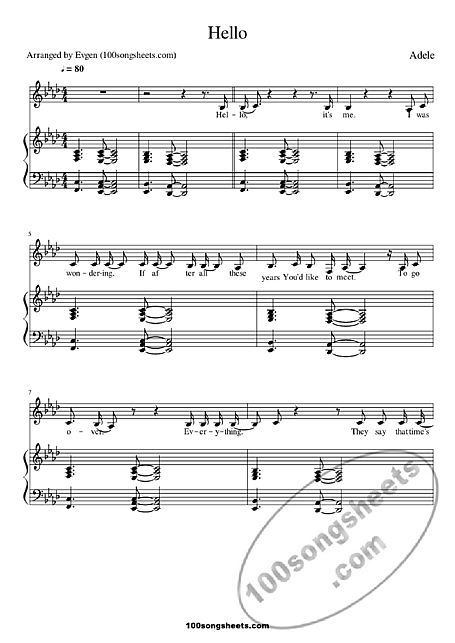 Miniatura di partitura