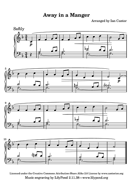 Miniatura di partitura