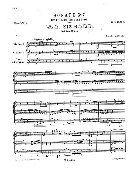 Miniatura di partitura